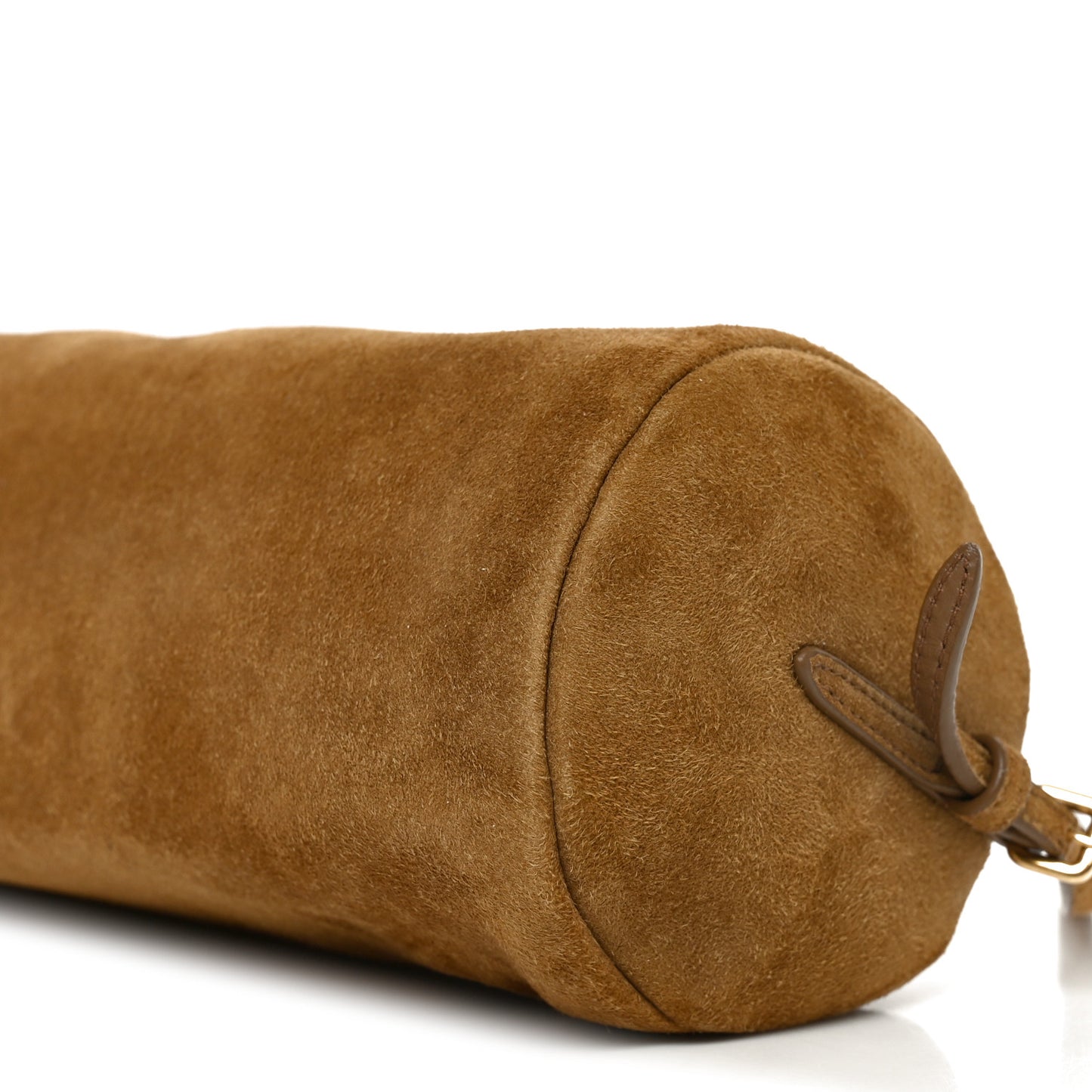 Suede Pouch Olive Green