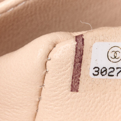 Chanel Caviar Chevron Quilted Small Double Flap Beige 8 of 11