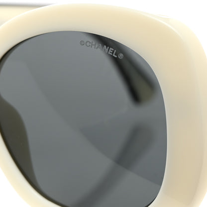 Chanel Acetate Sunglasses 71414A White 7 of 12