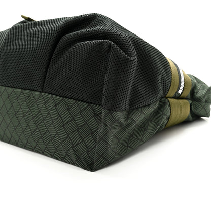 Bottega Veneta Jacquard Nylon Intrecciato Trekking Tote Khaki 8 of 8