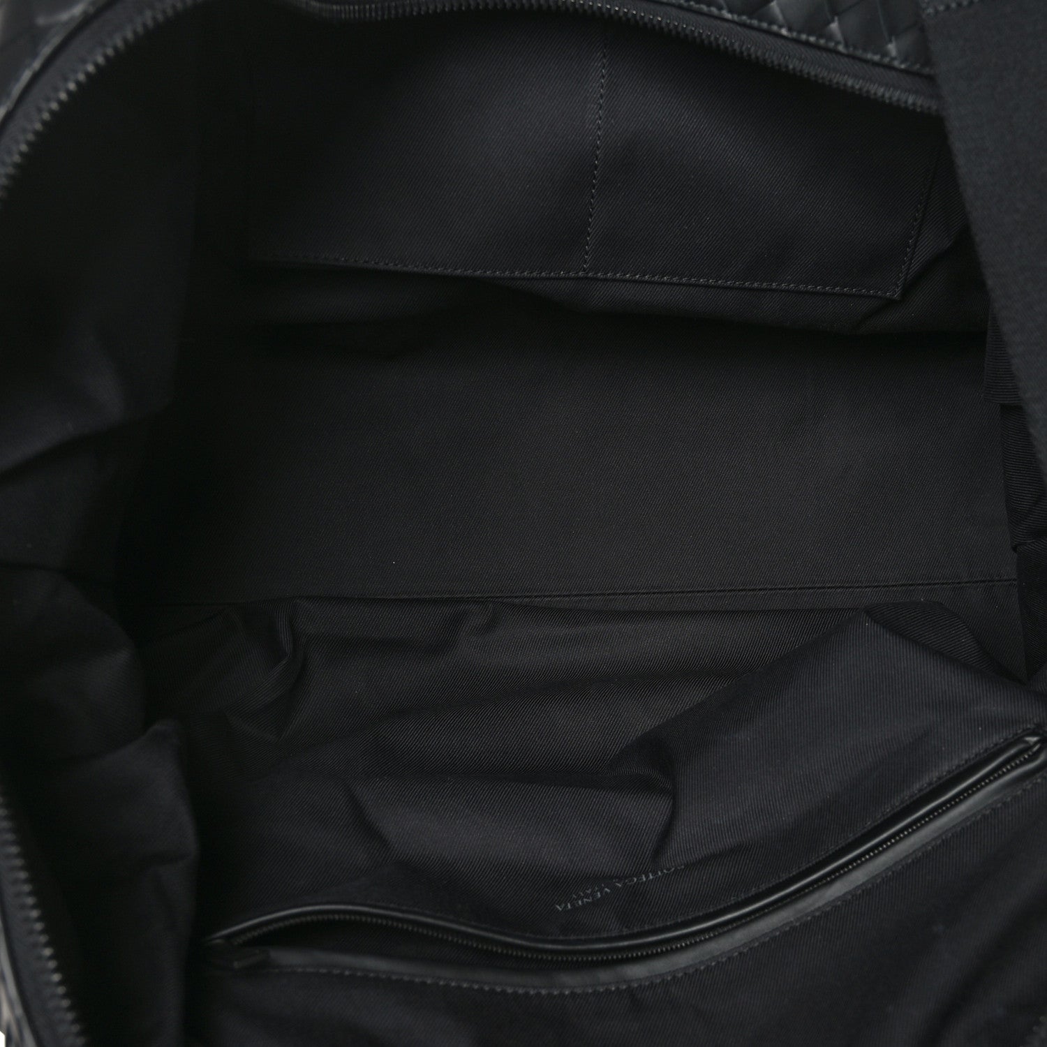Bottega Veneta Nappa Intrecciato Travel Duffel Bag Black 4 of 9