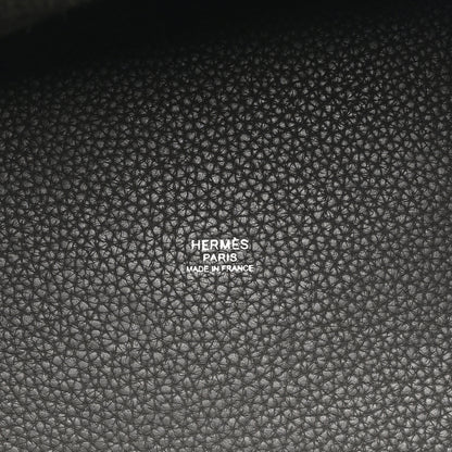 Hermes Taurillon Clemence Picotin Lock 22 MM Etain 6 of 12