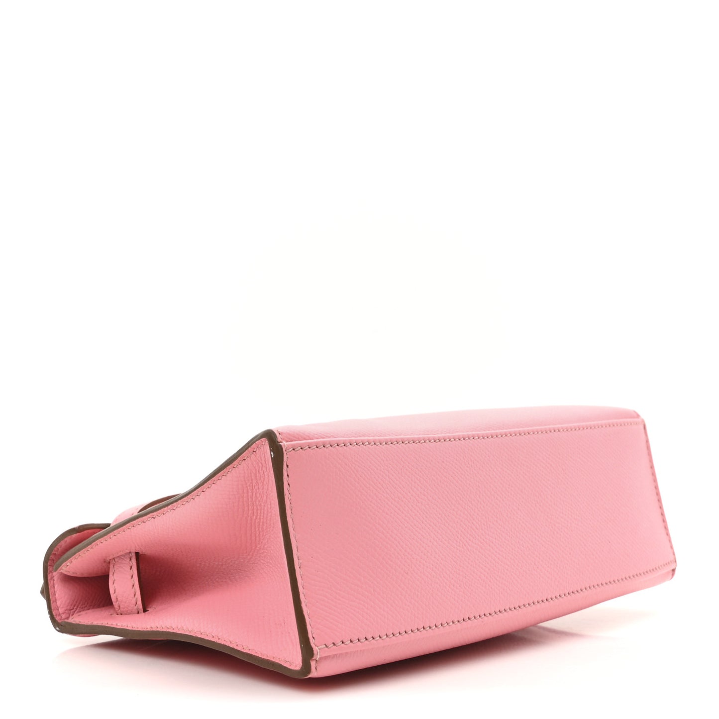 Epsom Kelly Pochette Clutch Rose Confetti