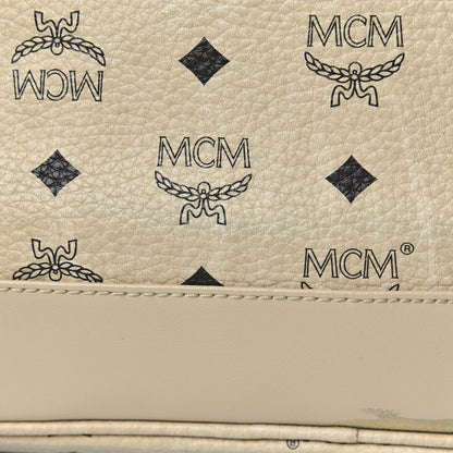 MCM Visetos Large Side Studs Stark Backpack Beige 12 of 12