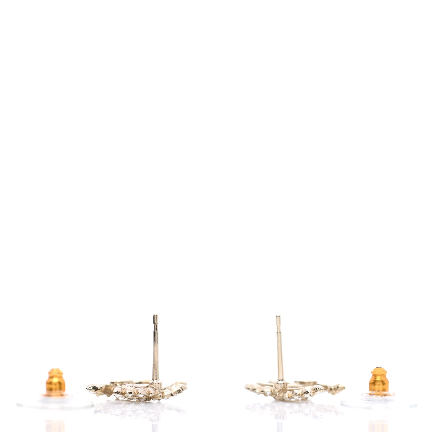 Strass Crystal Dazzling Wheat CC Earrings Gold