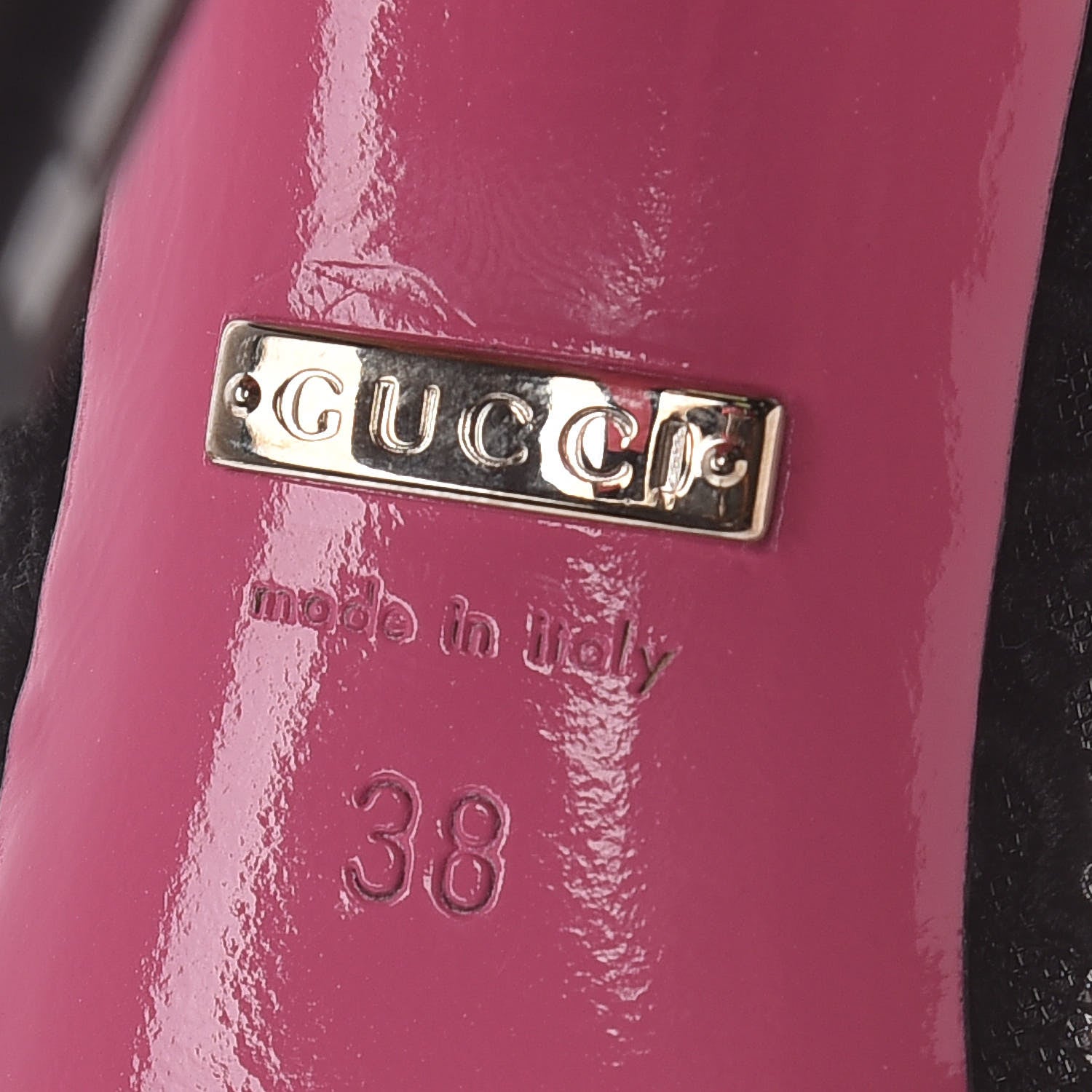 Gucci Lace Pizzo Venice Pumps 38 Black 6 of 9