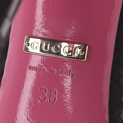 Gucci Lace Pizzo Venice Pumps 38 Black 6 of 9