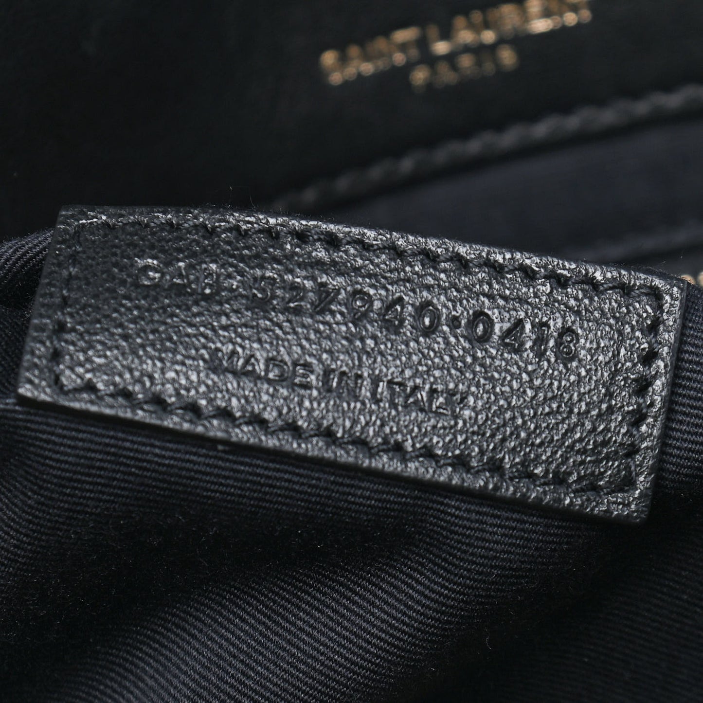 Lambskin Patchwork Monogram Large Jamie Black