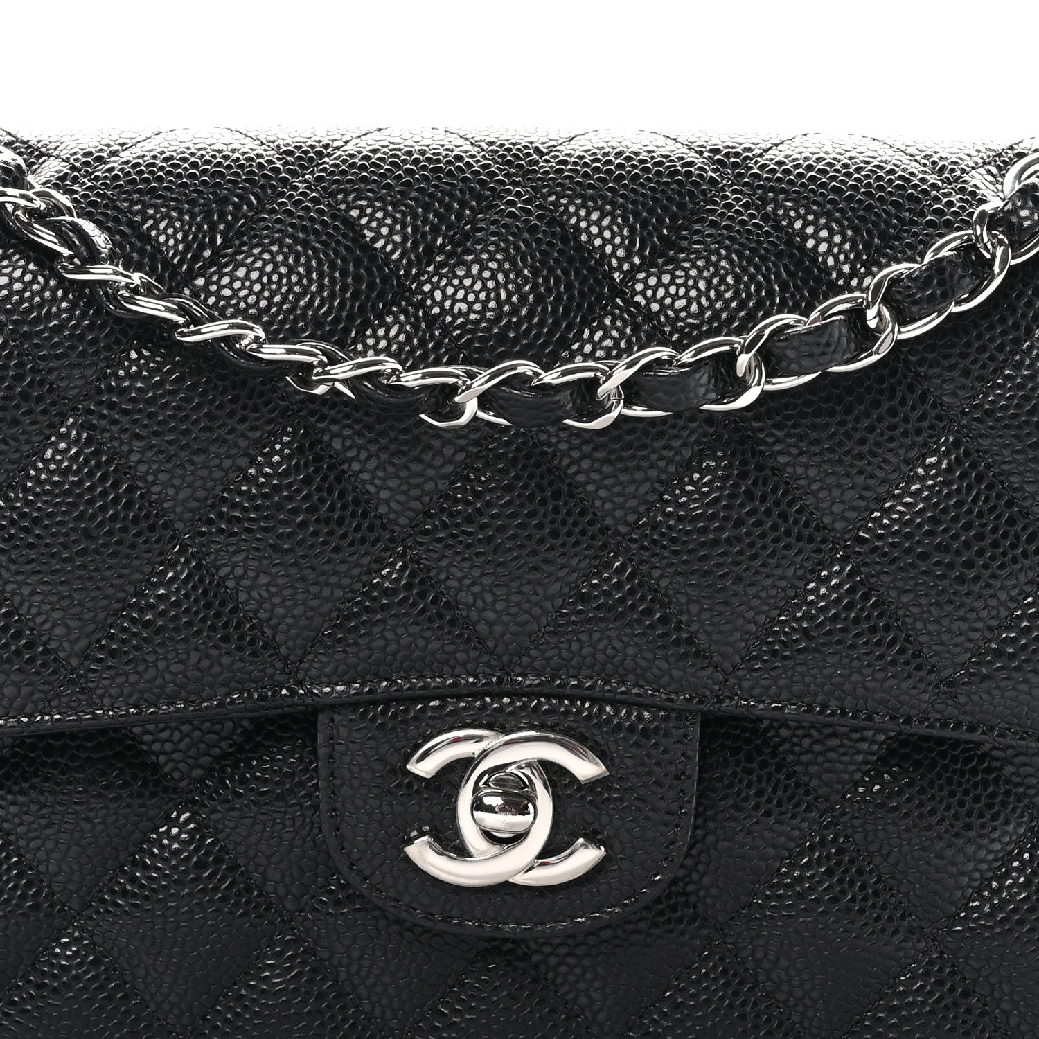Chanel Caviar Quilted Small Double Flap Black 8 of 11