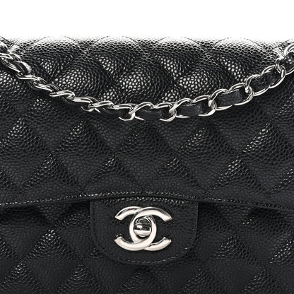 Chanel Caviar Quilted Small Double Flap Black 8 of 11