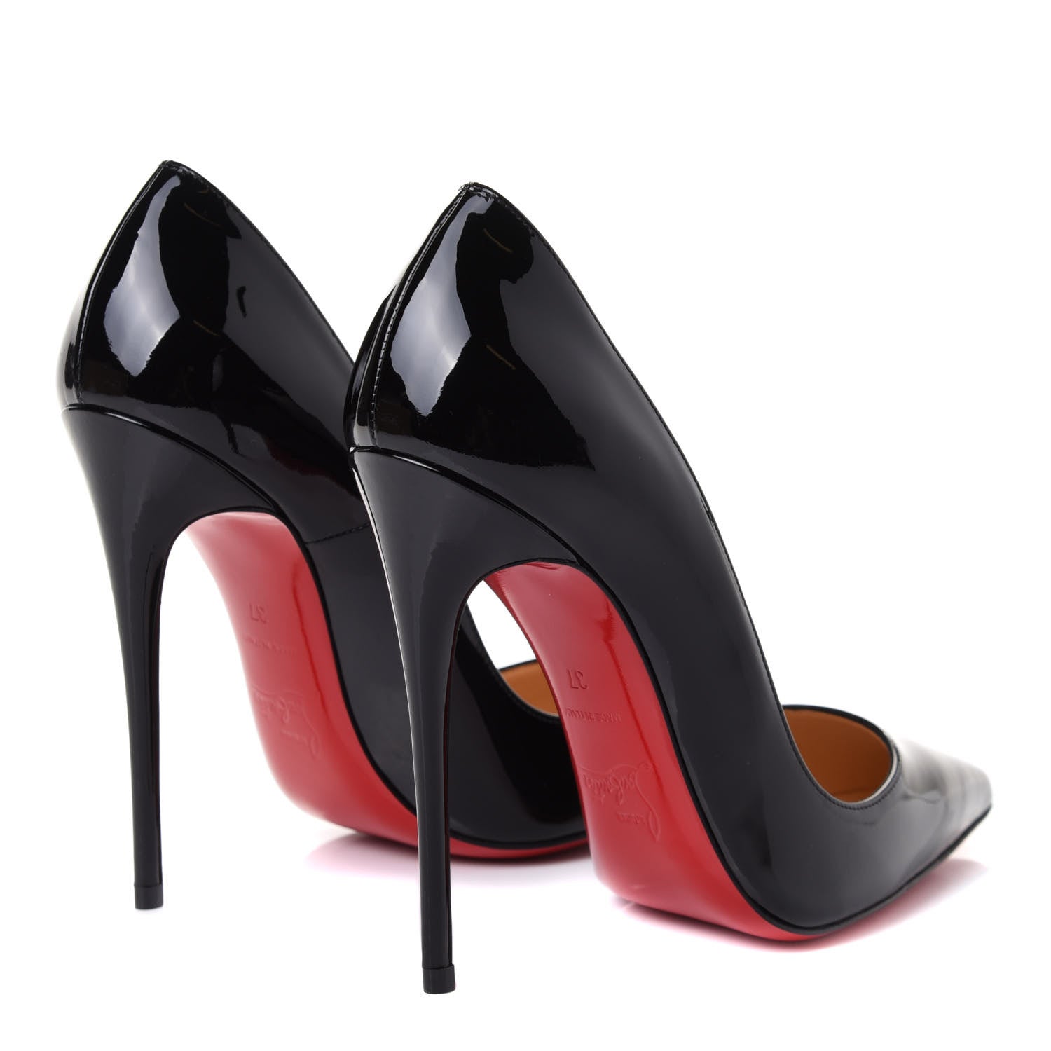 Christian Louboutin Patent So Kate 120 Pumps 37 Black 7 of 18