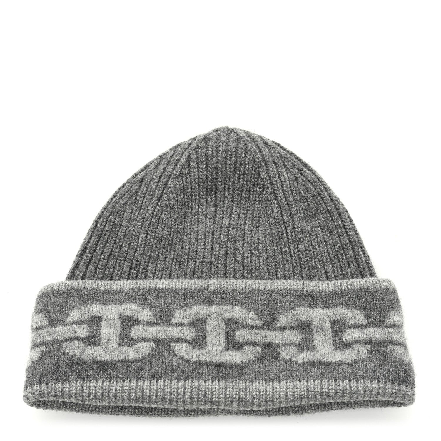 Hermes Cashmere Knit Heaven Beanie M Charbon Flanelle 1 of 5