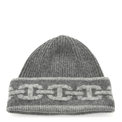 Hermes Cashmere Knit Heaven Beanie M Charbon Flanelle 1 of 5