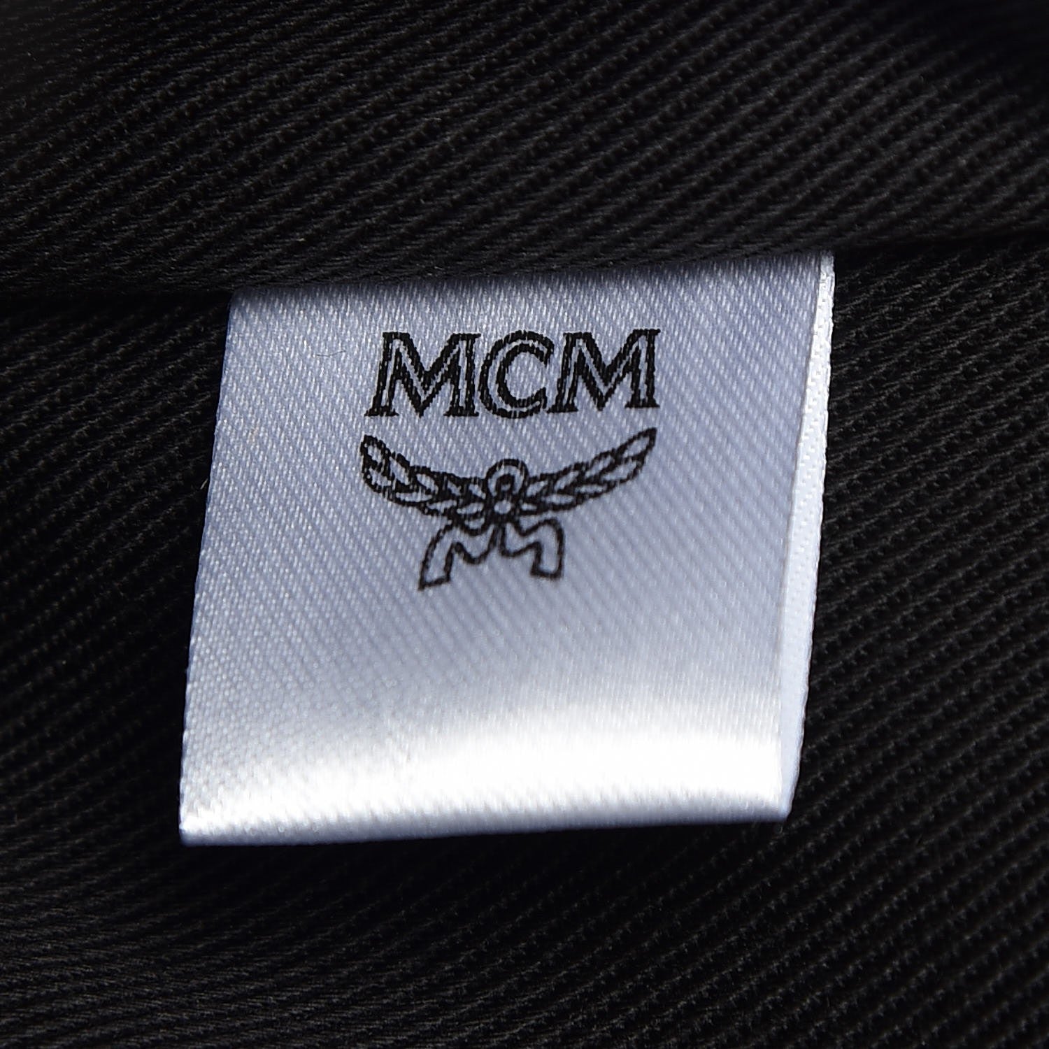 MCM Calfskin Ottomar Monogram Duke Backpack Black 7 of 8