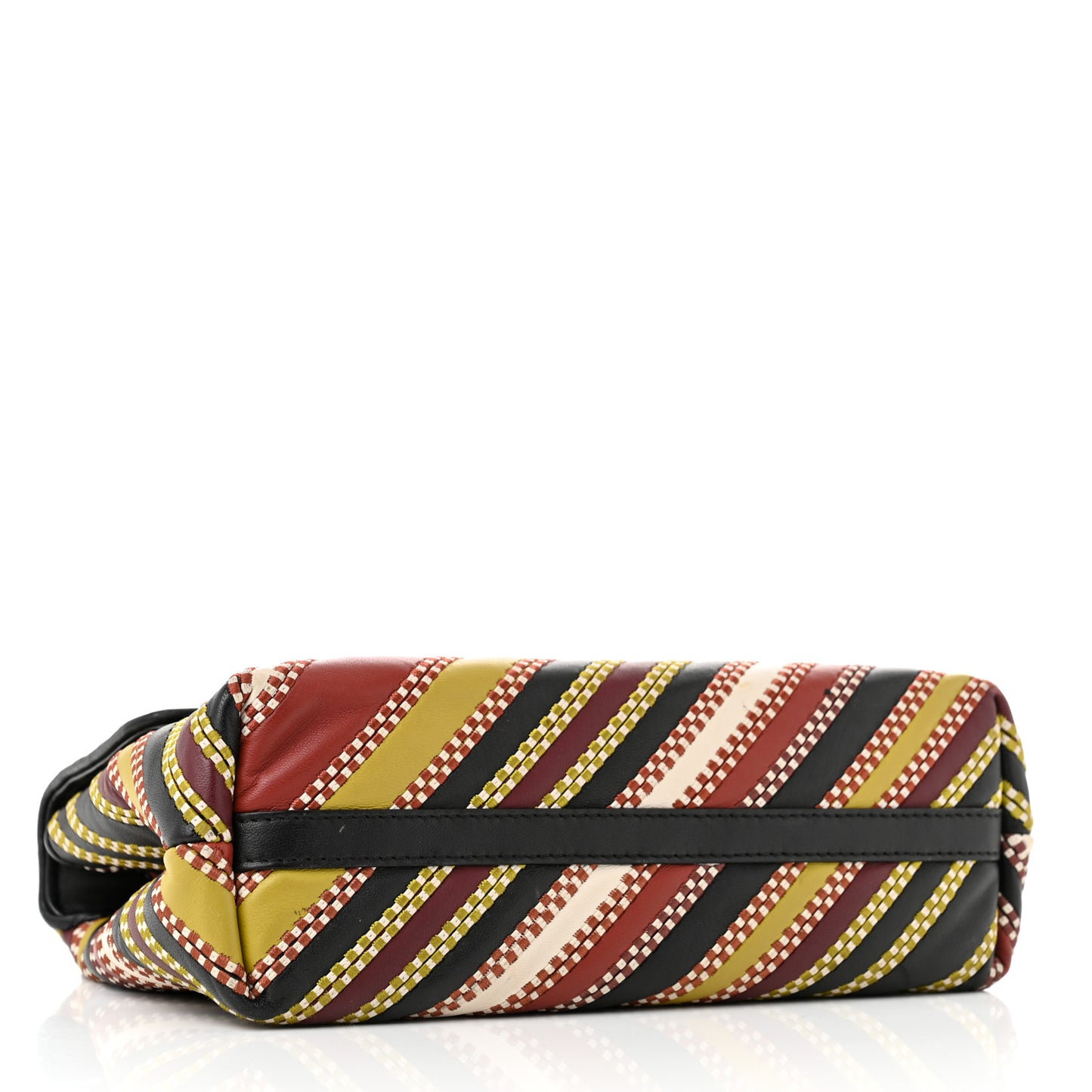 Nappa Intrecciato Embroidered Olimpia Red Green Multicolor