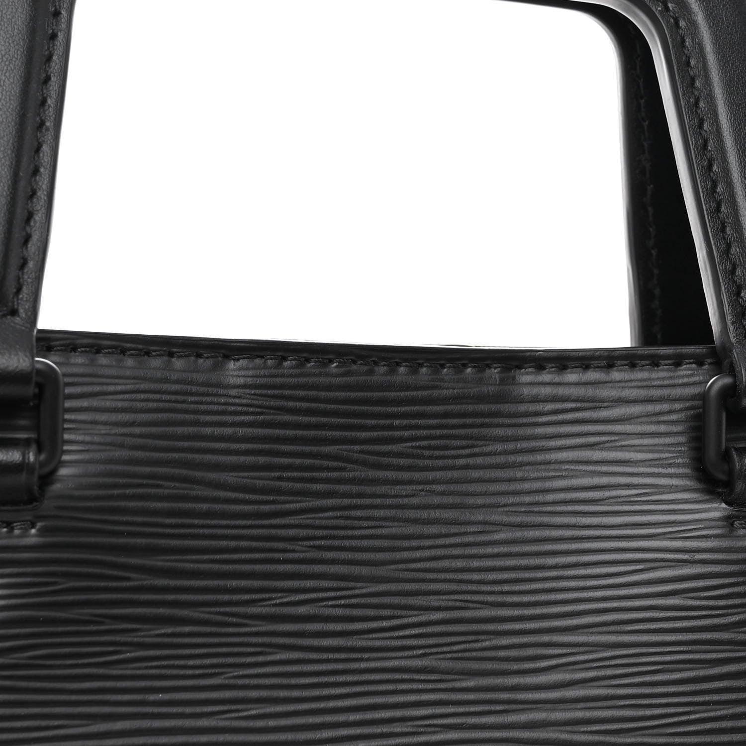 Louis Vuitton Epi Sac Plat Fold Bag Black 11 of 12