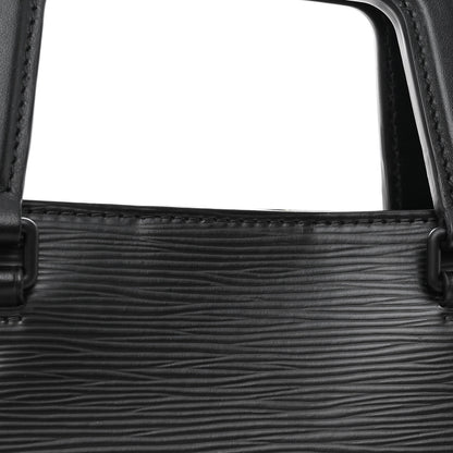 Louis Vuitton Epi Sac Plat Fold Bag Black 11 of 12