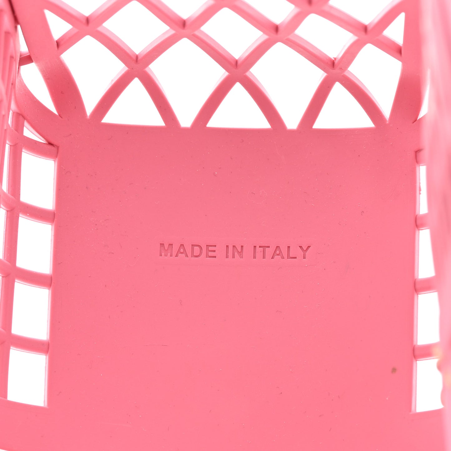 Recycled Plastic Vitello Liberty Matte Small Fendi Basket Rosa