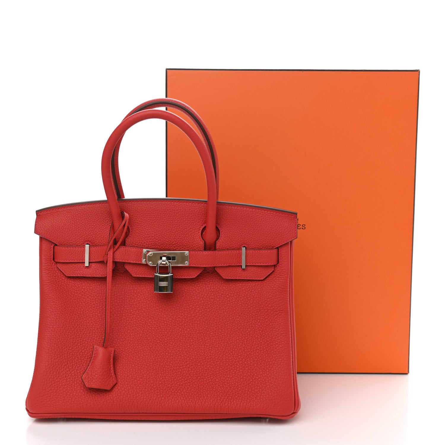 Hermes Togo Birkin 30 Rouge Casaque 12 of 12