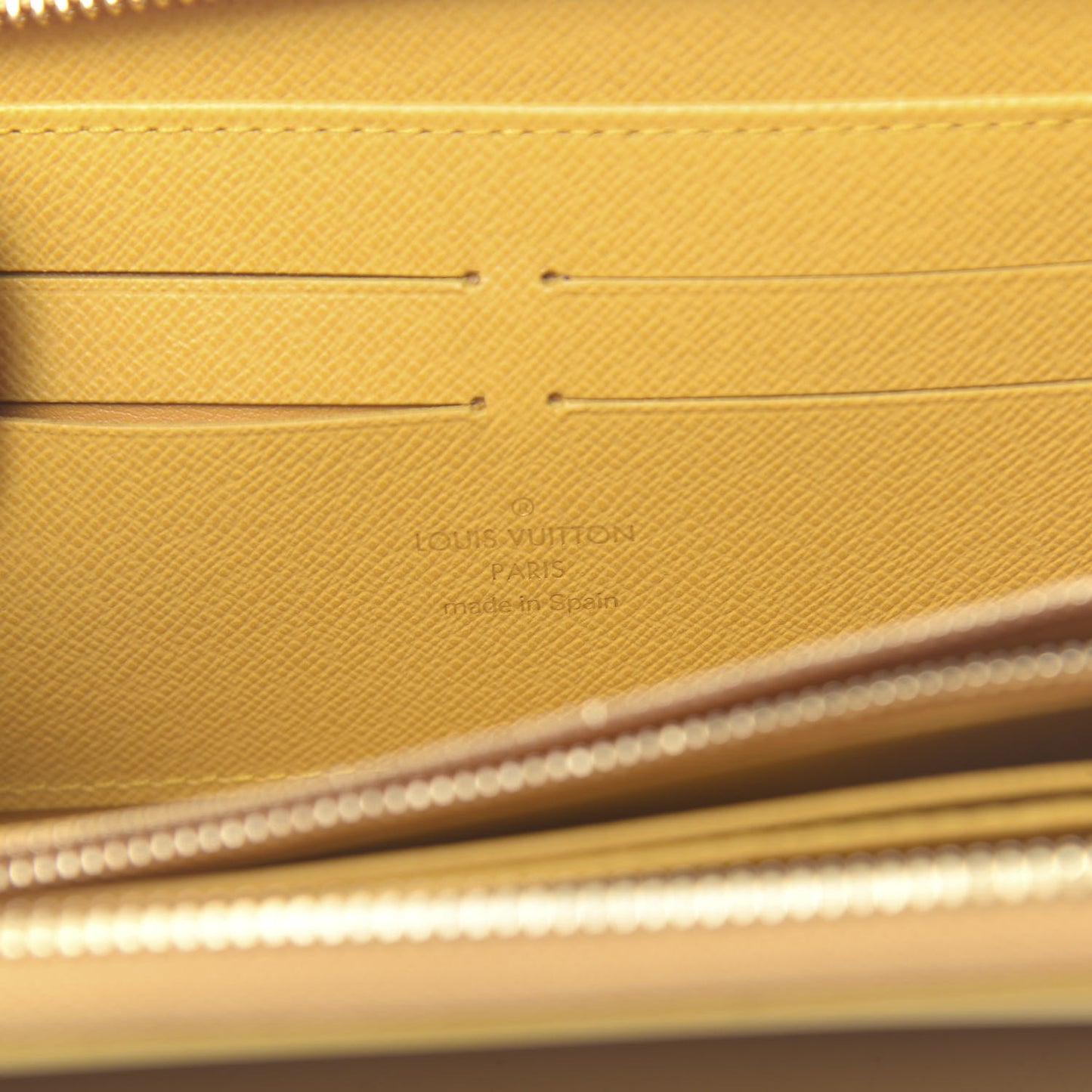 Supple Calfskin Paname Flight Zippy Wallet Yellow