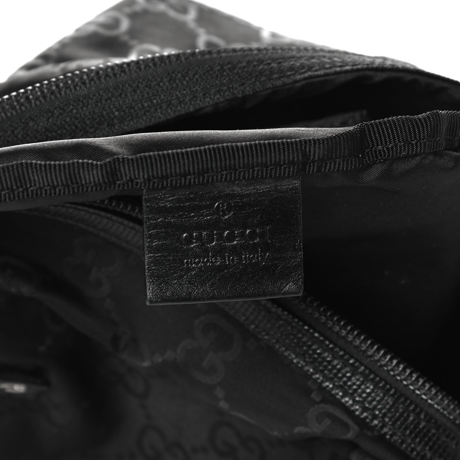 Gucci Nylon Monogram Cosmetic Case Black 9 of 14