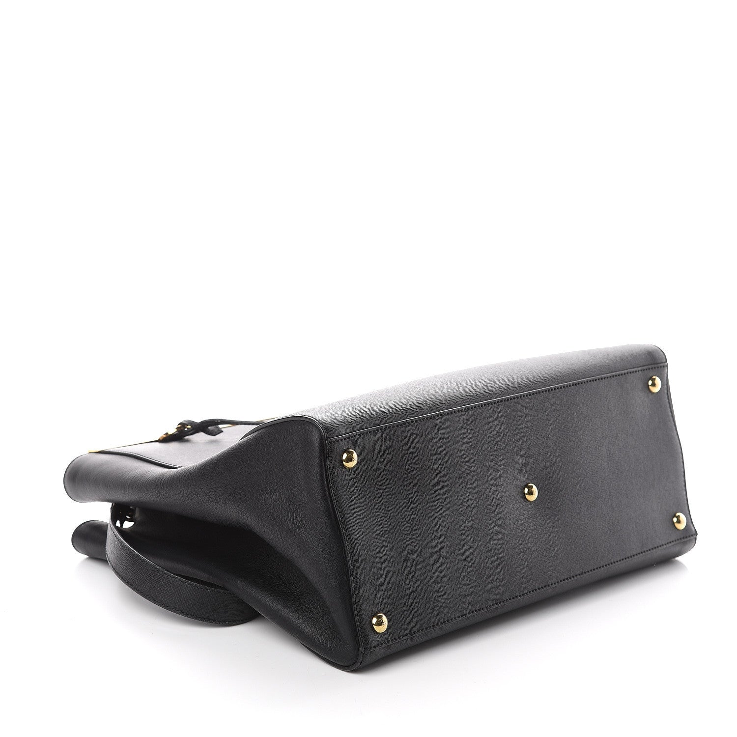 Fendi Vitello Elite Regular 2Jours Tote Black 3 of 8