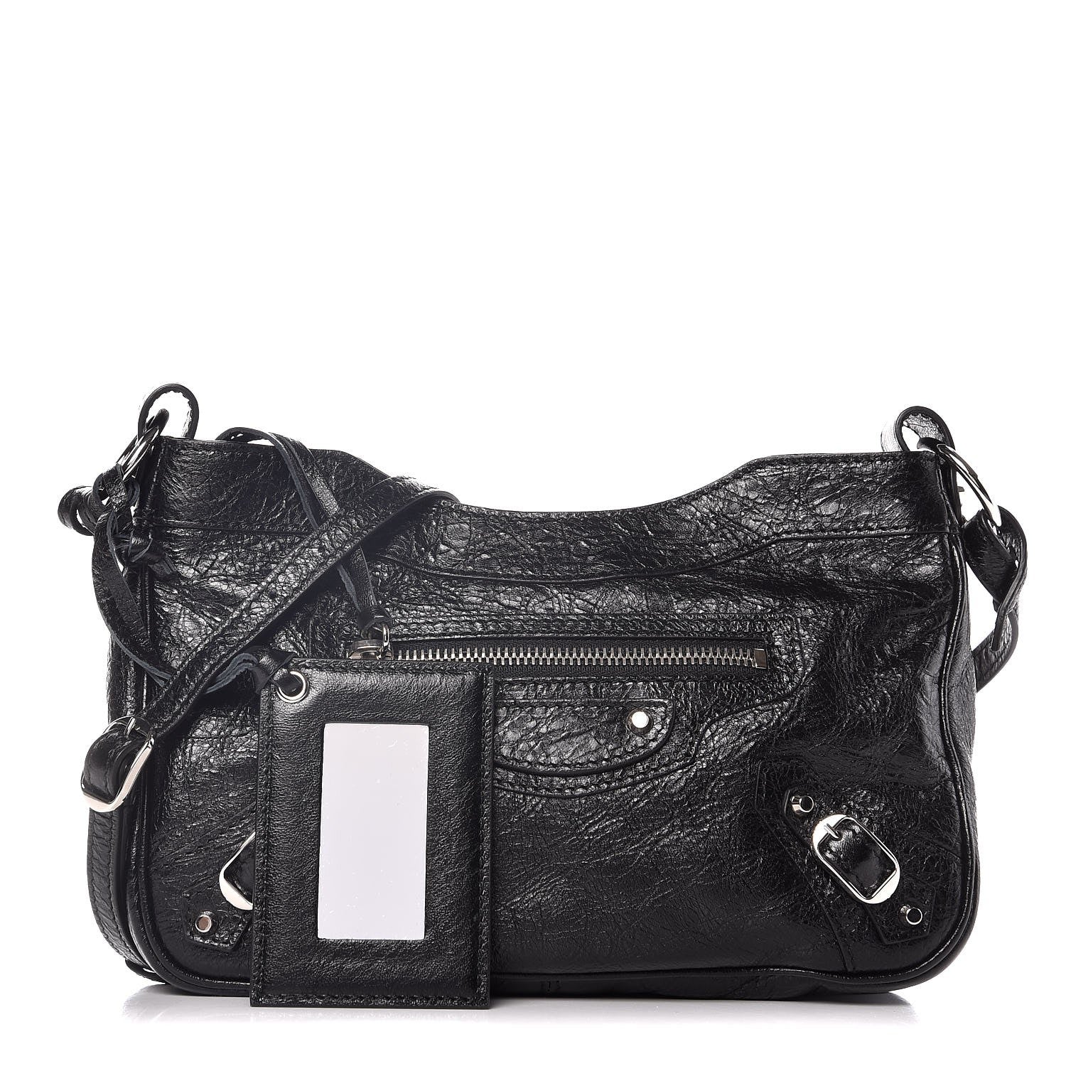 Balenciaga Agneau Classic Silver Hardware Hip Black 1 of 8
