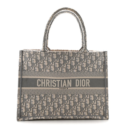 Christian Dior Oblique Medium Book Tote Grey 1 of 10