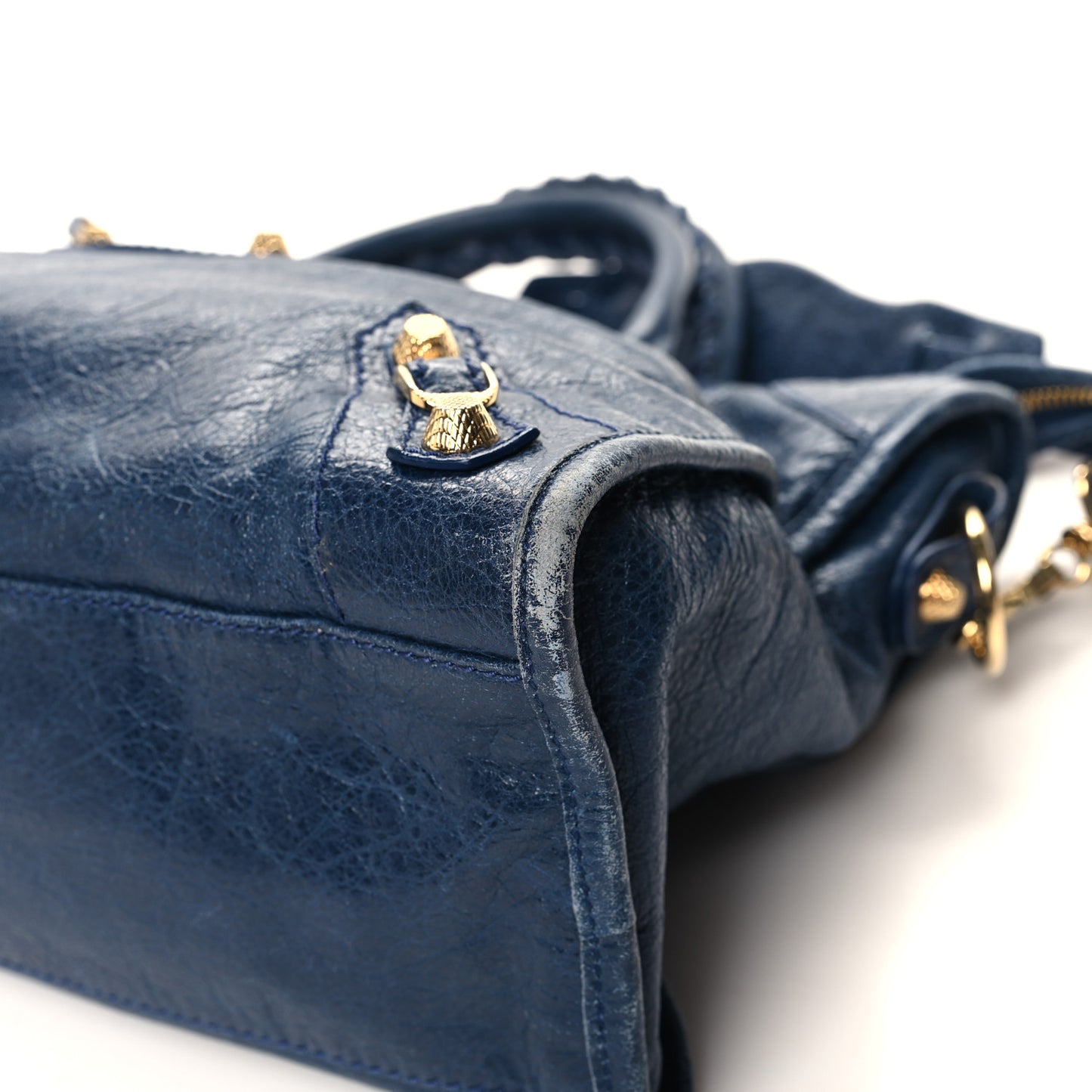 Agneau Giant 12 Gold Hardware City Bleu Mineral