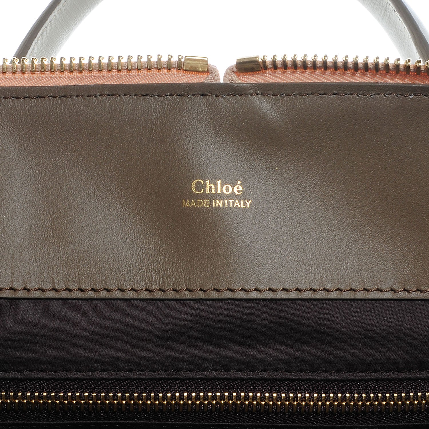 Chloe Calfskin Small Baylee Tote Pearl Grey 7 of 8