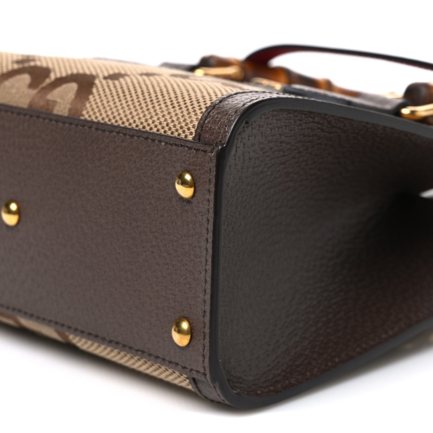 Monogram Jumbo GG Textured Dollar Calfskin Mini Diana Tote Bag Camel Ebony New Acero Pomegranate Red