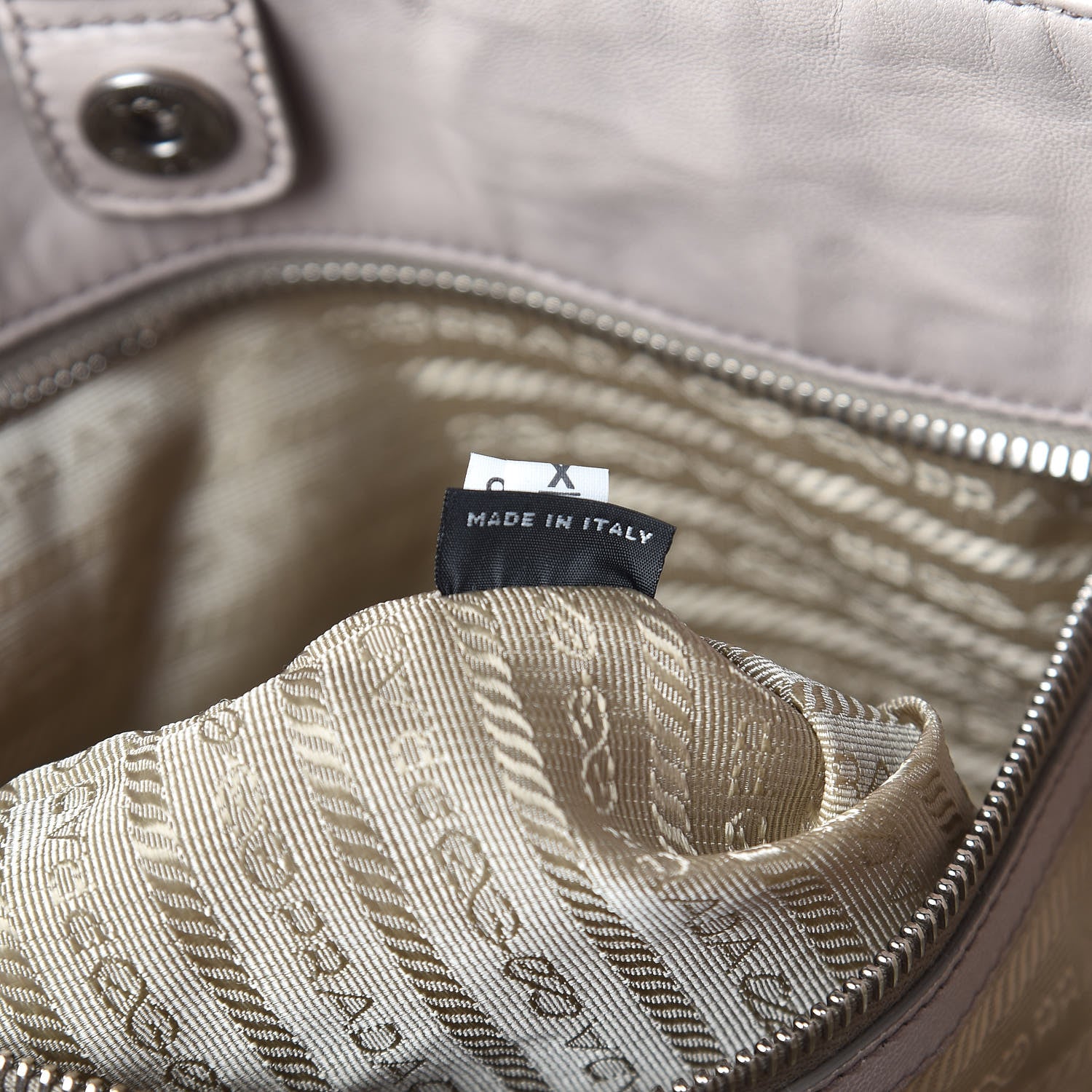 Prada Nappa Antique Tote Pomice 9 of 11