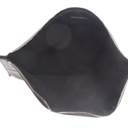 Givenchy Textured Coated Canvas Favelas Large Antigona Pouch Black 5 of 9