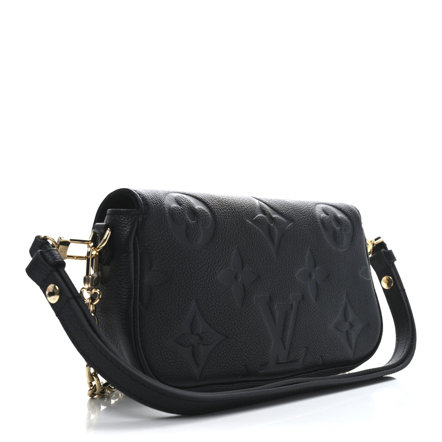 Empreinte Monogram Giant Ivy Wallet On Chain Black