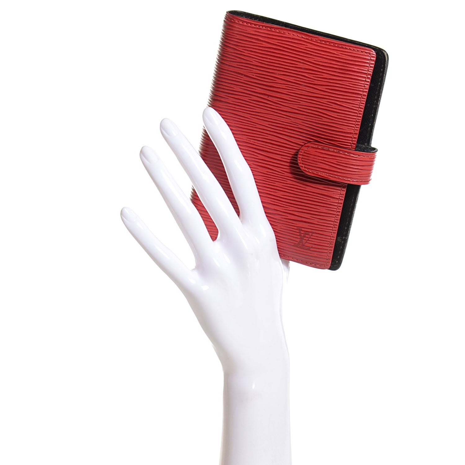 Louis Vuitton Epi Small Ring Agenda Cover Castillan Red 2 of 8