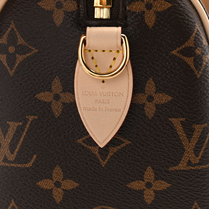 Louis Vuitton Monogram Speedy Bandouliere 20 Black 6 of 8