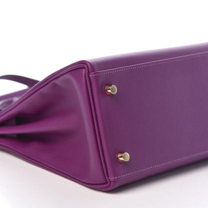 Hermes Evercolor Kelly Retourne 28 Anemone 16 of 40