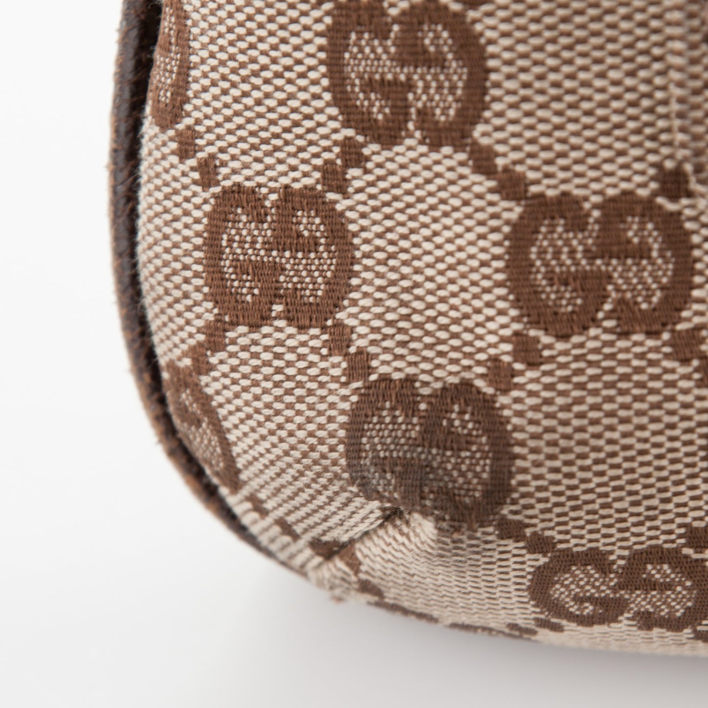 Monogram Large Flat Messenger Bag Dark Brown