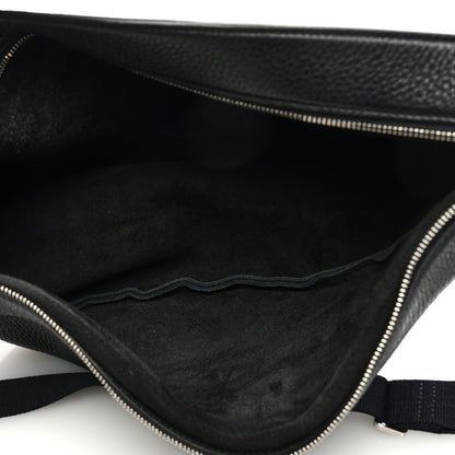The Row Grained Calfskin Large Slouchy Banana Bag Black 5 of 10