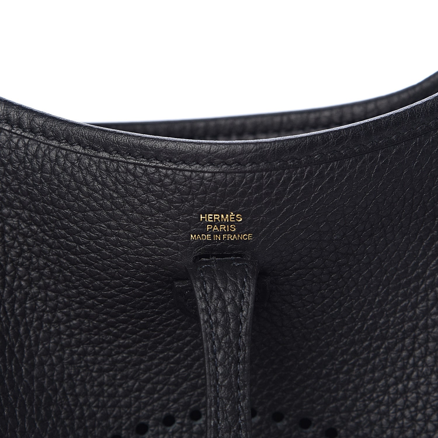 Hermes Taurillon Clemence Evelyne TPM Black 6 of 11