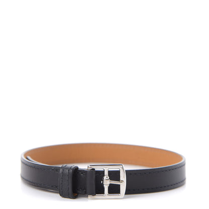 Hermes Chamonix Etriviere Double Tour Bracelet XS Black 1 of 5