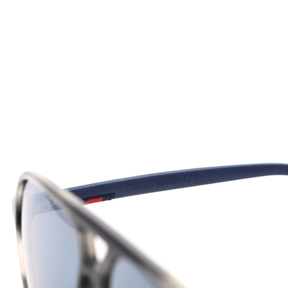Gucci Acetate Web Aviator Sunglasses GG0423SA Blue 5 of 8