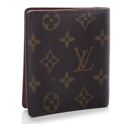 Louis Vuitton Monogram Mens Porte-Billets 3 Card Billfold Wallet 3 of 11