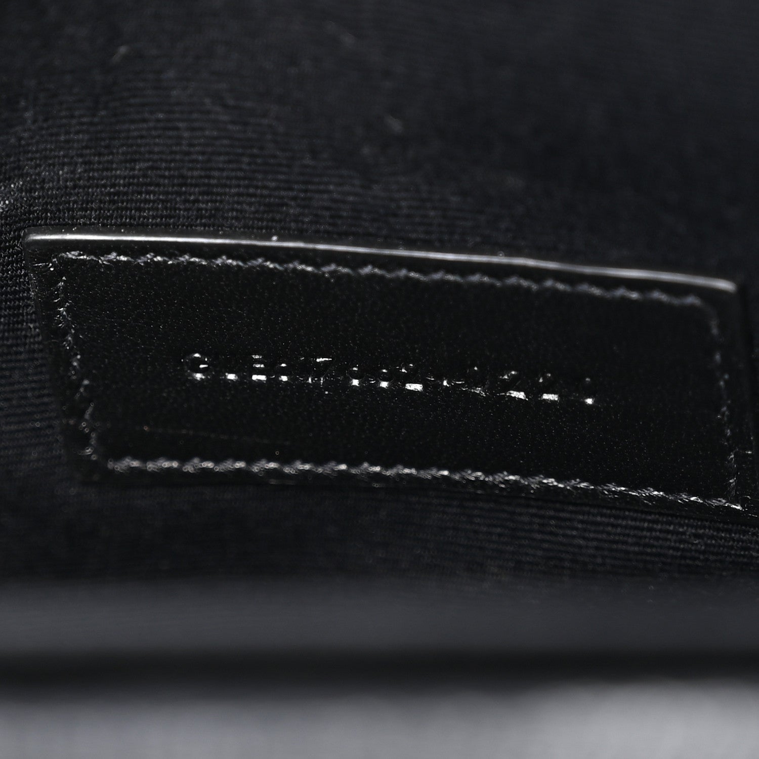 Saint Laurent Grain De Poudre Matelasse Chevron Monogram Envelope Clutch Black 7 of 8