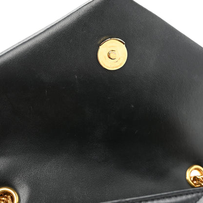 Saint Laurent Calfskin Y Quilted Monogram Small Loulou Chain Satchel Black 11 of 13