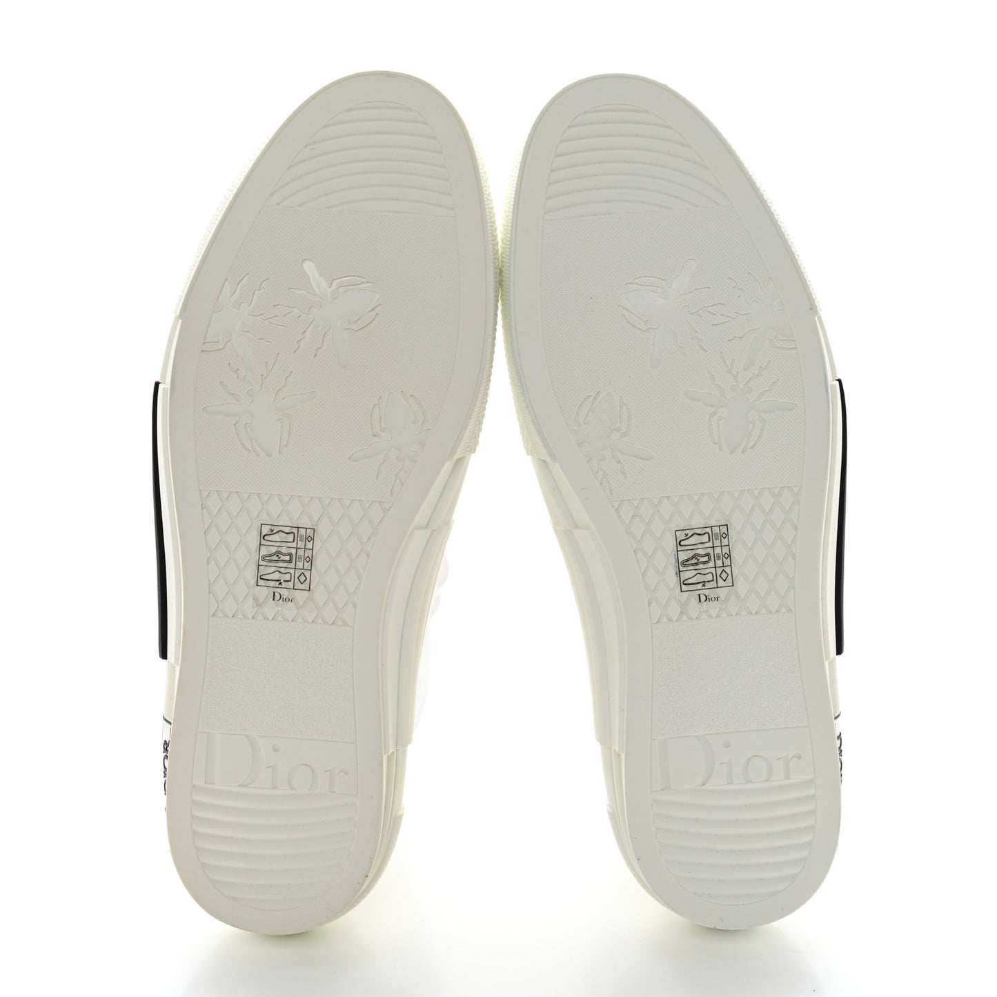 Technical Canvas Oblique Mens B23 High Top Sneakers 43 White