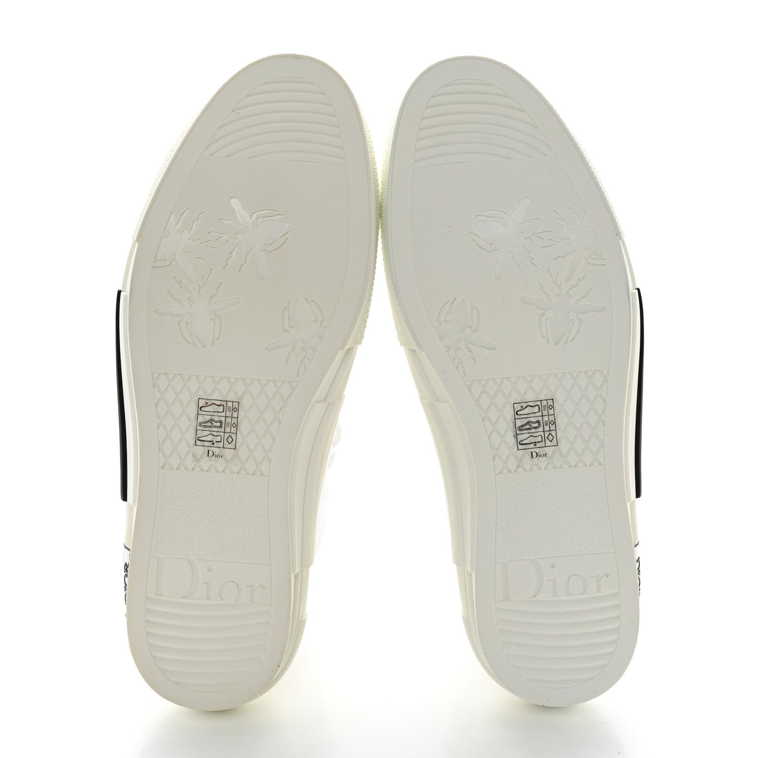 Christian Dior Technical Canvas Oblique Mens B23 High Top Sneakers 43 White 5 of 9