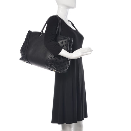 Louis Vuitton Cuir Orfevre Veau Cachemire Tote W GM Black 2 of 14