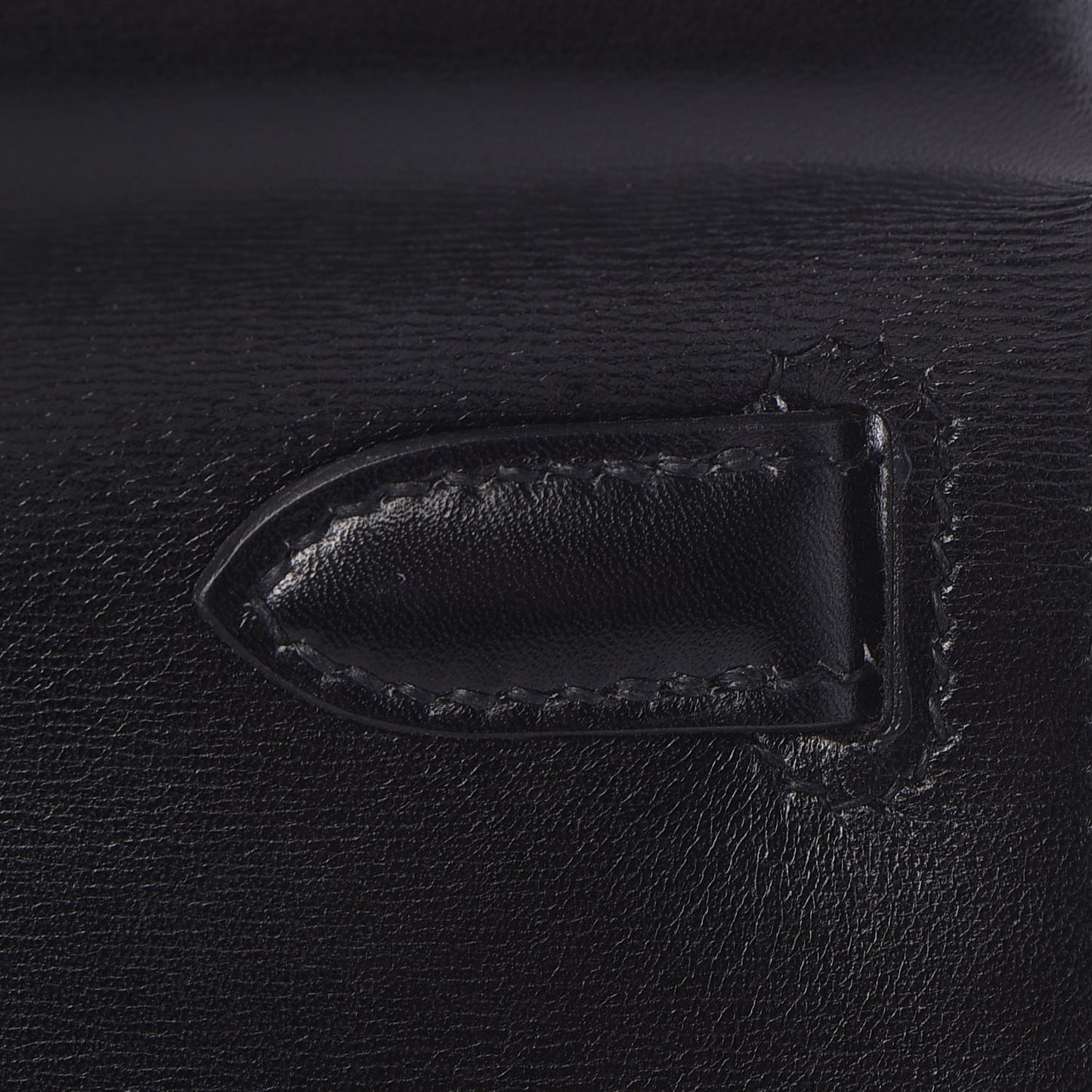 Box Kelly Cut Clutch Black