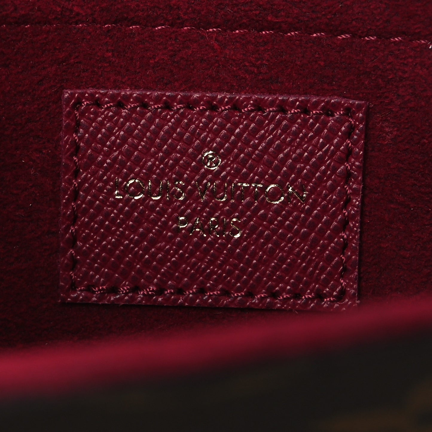 Monogram Pochette Felicie Chain Wallet Fuchsia